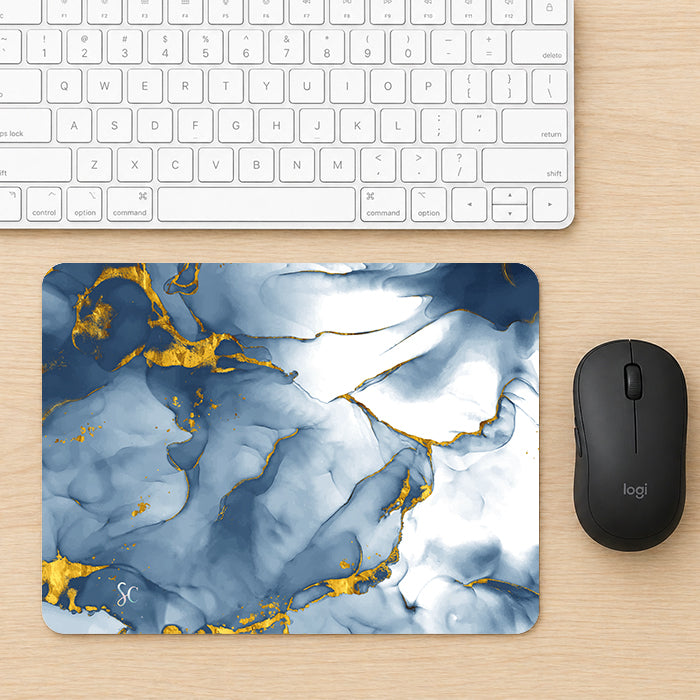 Mouse Pad Marmol Azul