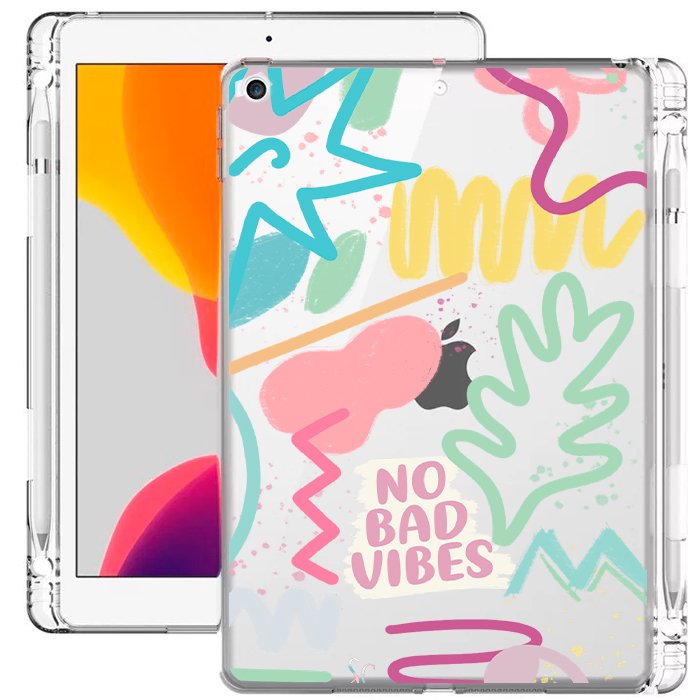 E. Case iPad No Bad Vibes