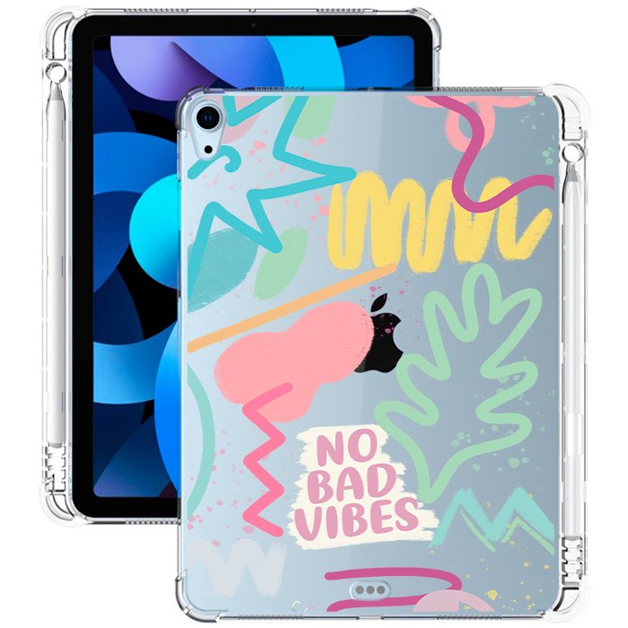 E. Case iPad No Bad Vibes