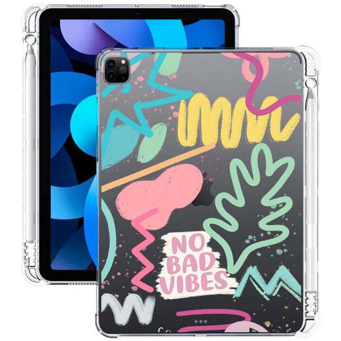 E. Case iPad No Bad Vibes