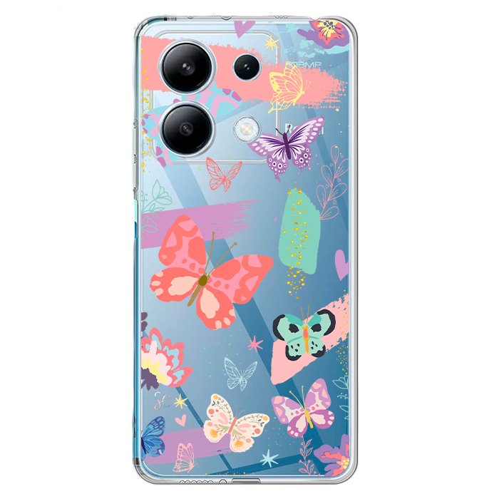 Case Celular Mariposas Colores - Xiaomi