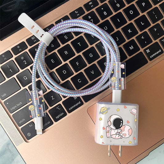A. Case Astronauta Rosa Cargador 20w