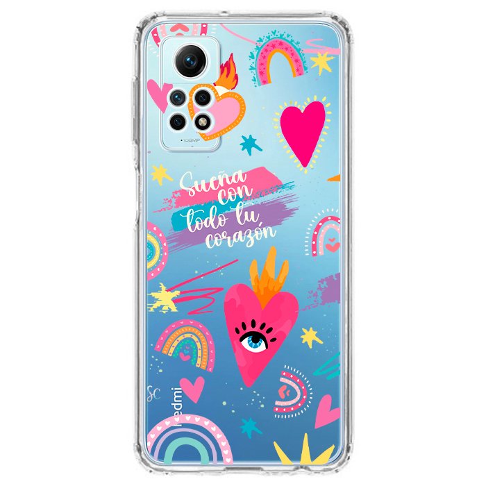 Case Celular Corazones 3 - Xiaomi