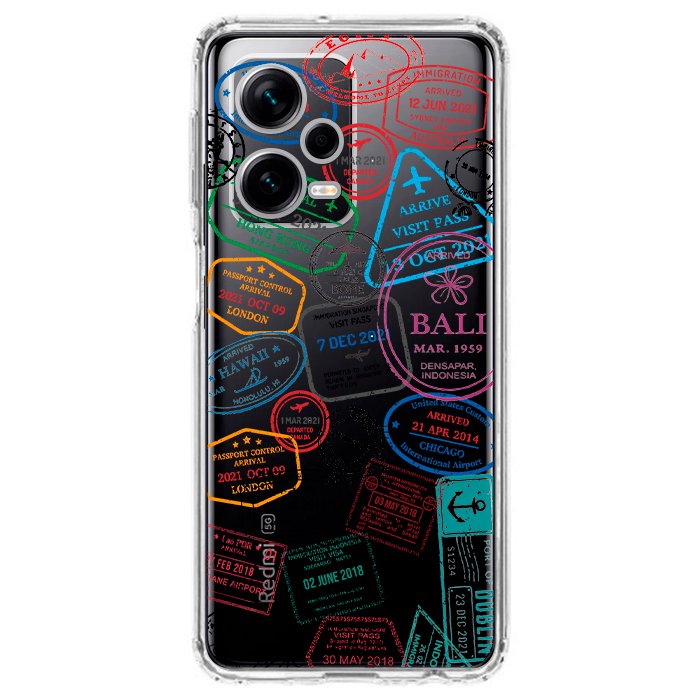 Case Celular Sellos Pasaporte - Xiaomi