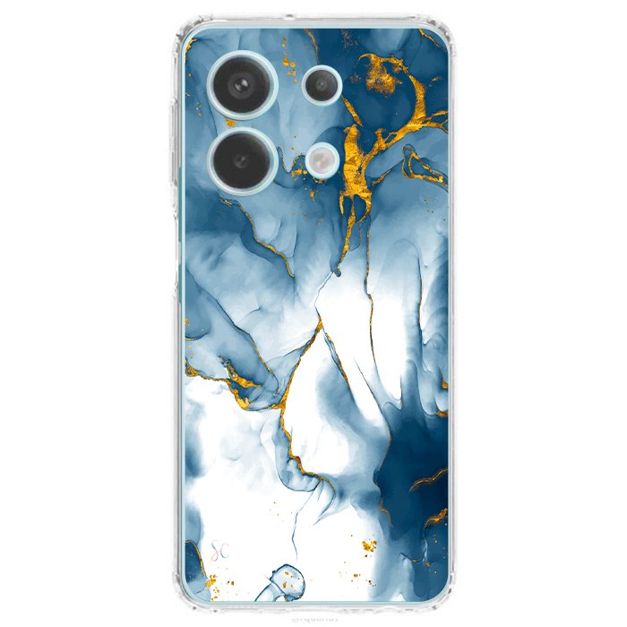 Case Celular Marmol Azul - Xiaomi