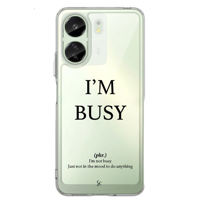 Case Celular Estoy Ocupada - Xiaomi
