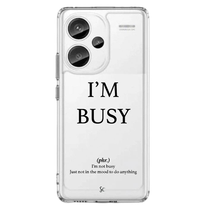 Case Celular Estoy Ocupada - Xiaomi