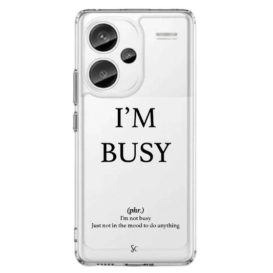 Case Celular Estoy Ocupada - Xiaomi