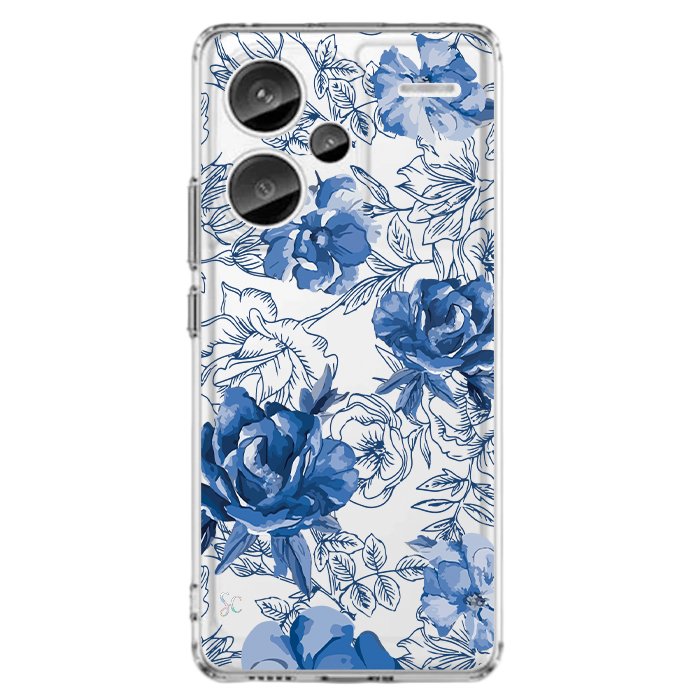 Case Celular Flores Azules - Xiaomi
