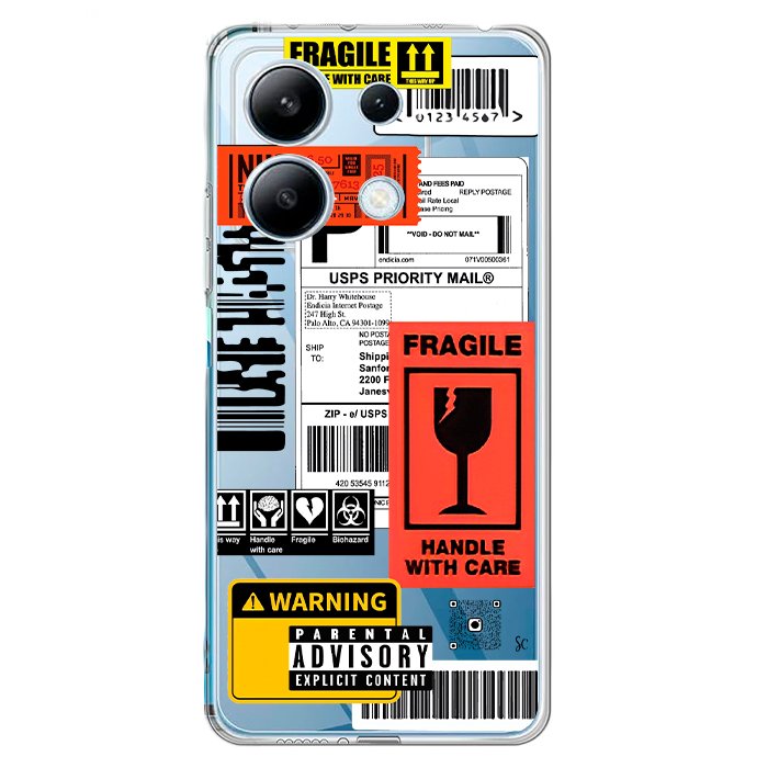 Case Celular Warning - Xiaomi