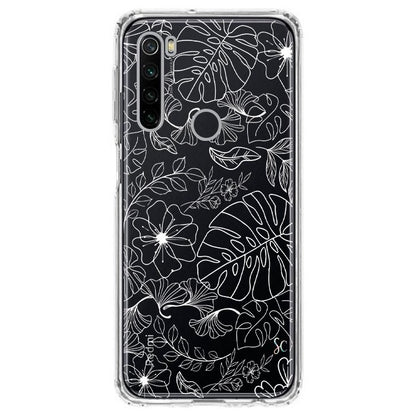 E. Case flores blancas - Xiaomi