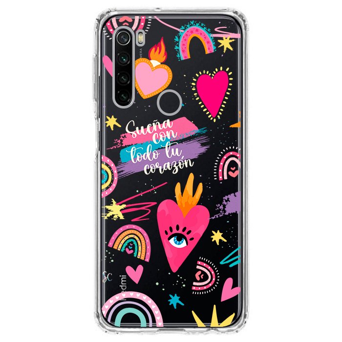 Case Celular Corazones 3 - Xiaomi