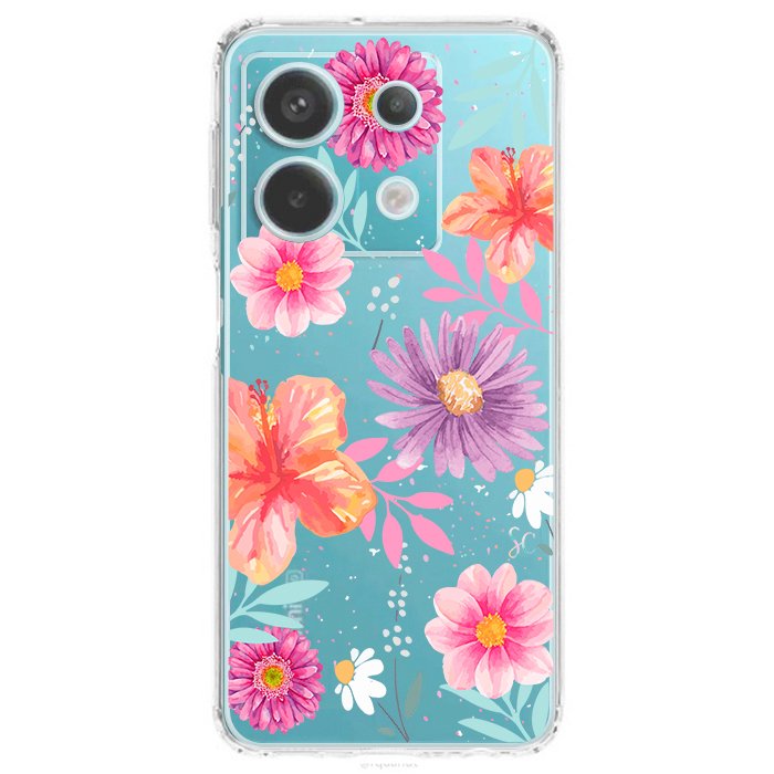 Case Celular Flores 3 - Xiaomi