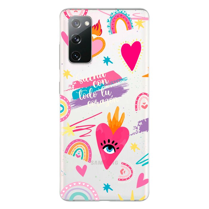 Case Celular Corazones 3 - Samsung