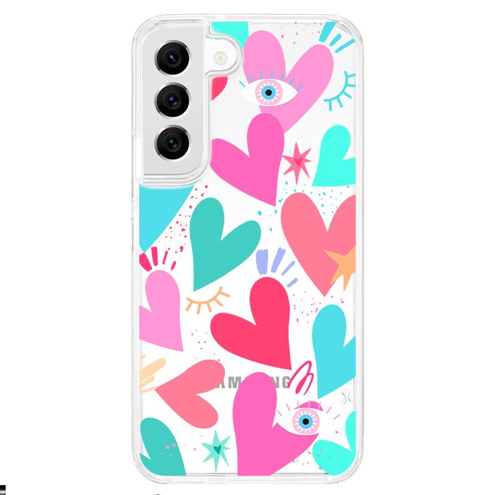 Case Celular Corazones 2 - Samsung