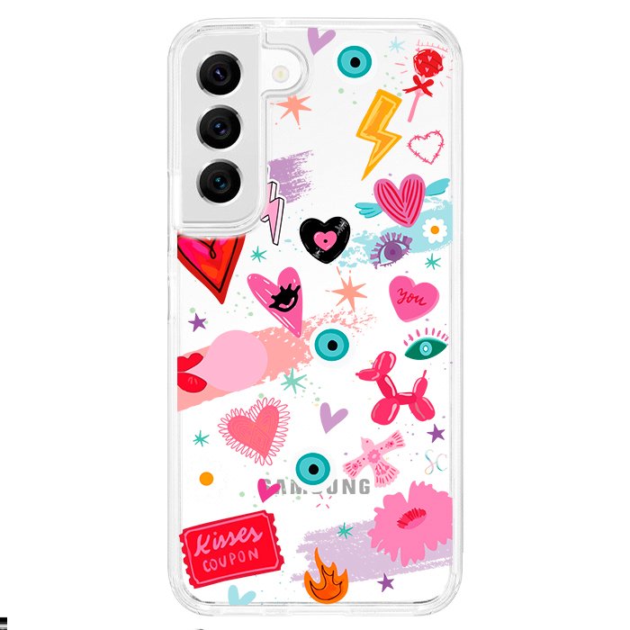 Case Celular Kisses - Samsung