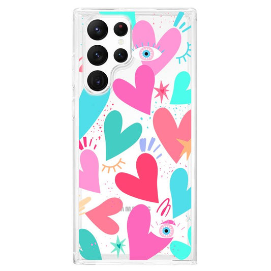 Case Celular Corazones 2 - Samsung
