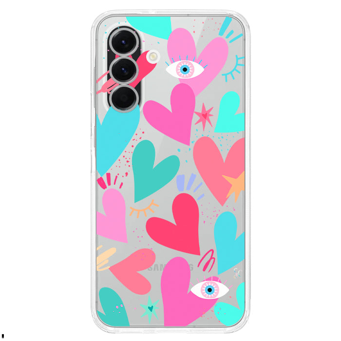 Case Celular Corazones 2 - Samsung