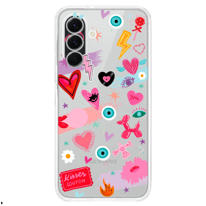 Case Celular Kisses - Samsung