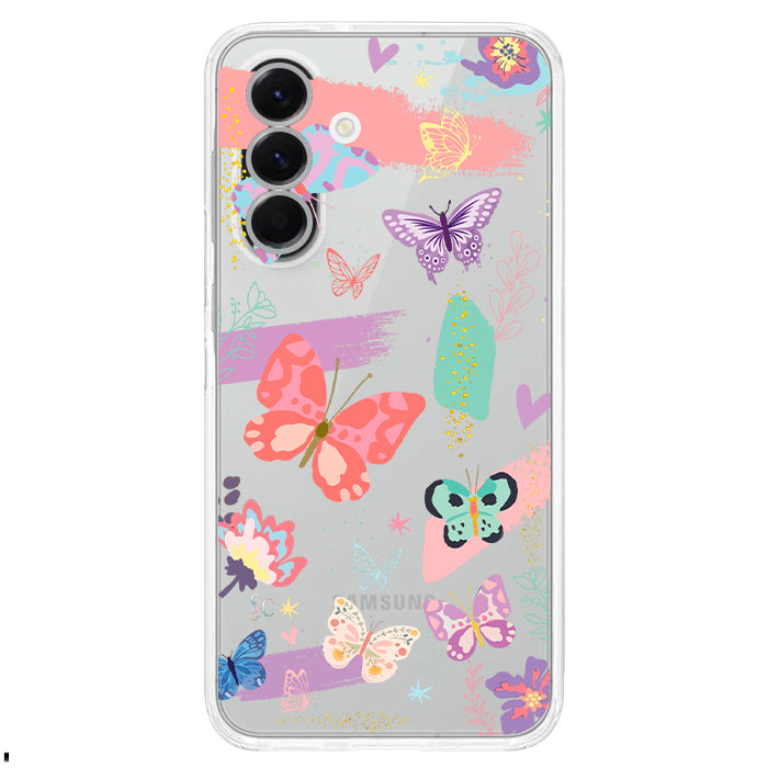Case Celular Mariposas Colores - Samsung