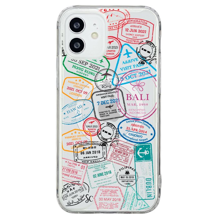 Case Celular Sellos Pasaporte - iPhone