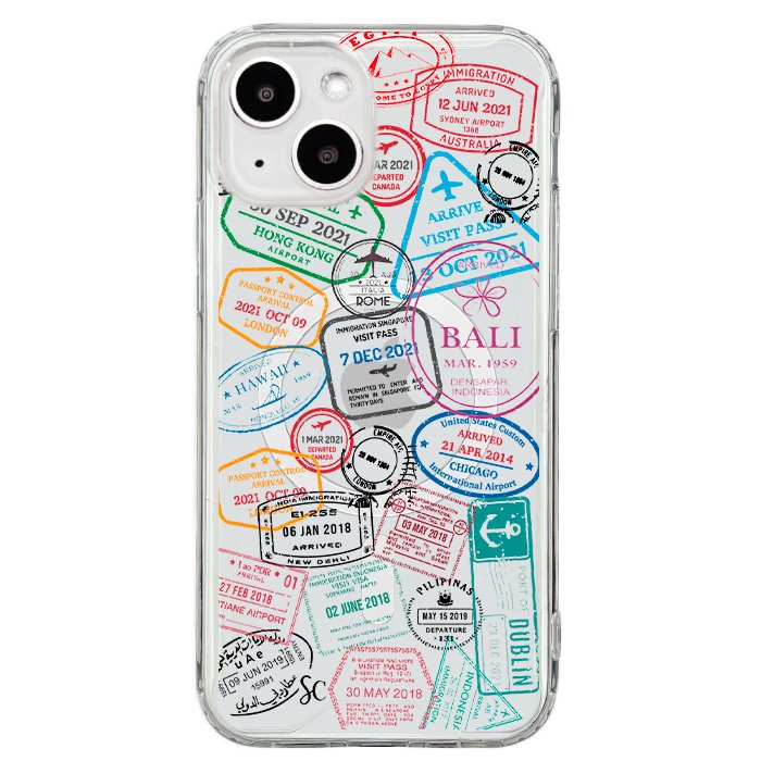 Case Celular Sellos Pasaporte - iPhone