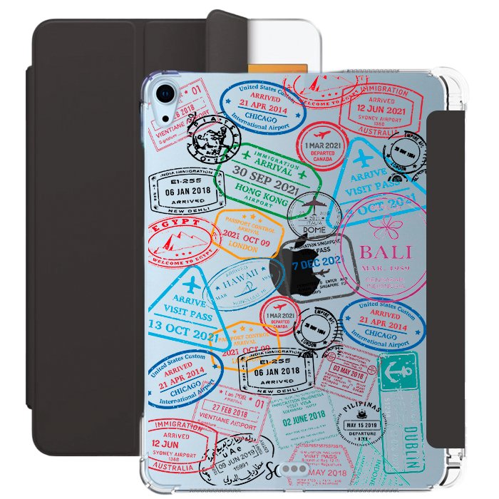 E. Case iPad Sellos Pasaporte