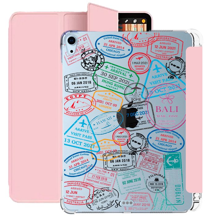 E. Case iPad Sellos Pasaporte
