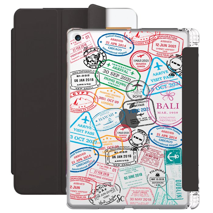 E. Case iPad Sellos Pasaporte
