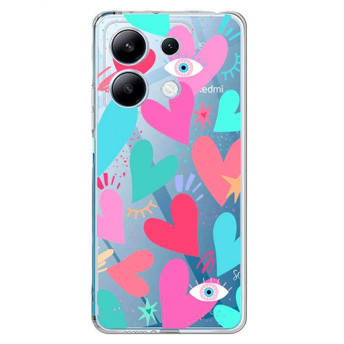 Case Celular Corazones 2 - Xiaomi