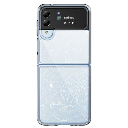 E. Case flores blancas - Huawei