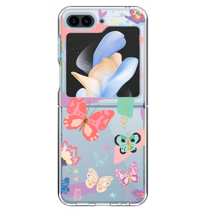 Case Celular Mariposas Colores - Samsung