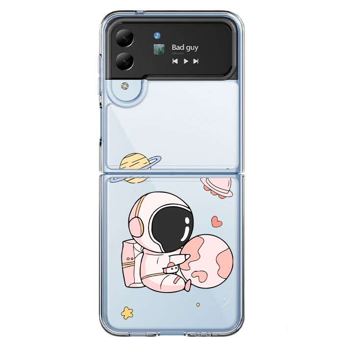 Case Celular Astronauta Rosa - Samsung