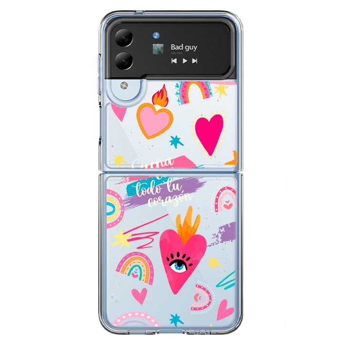 Case Celular Corazones 3 - Samsung